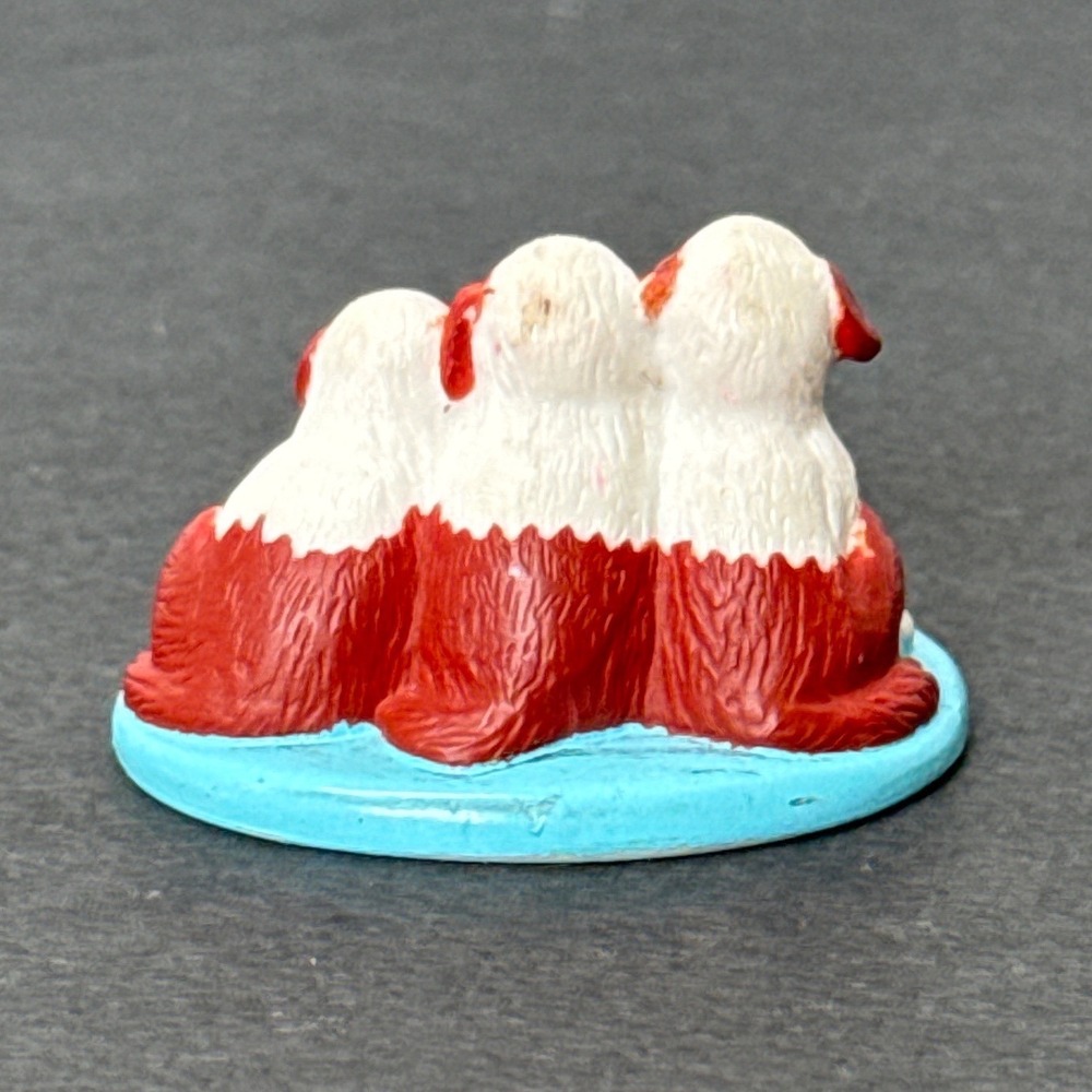 Vintage 2001 Fisher Price Loving Family Puppy Trio Dogs Figurine - Picture 2 of 3